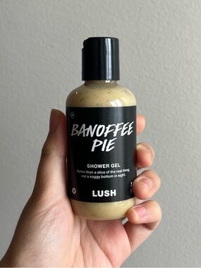 3.3 fl oz Lush Banoffee Pie Shower Gel Limited Edition